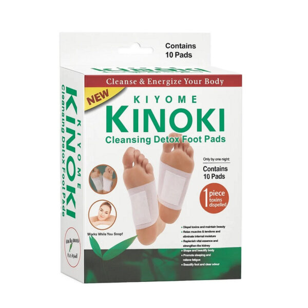 PARCHE DESINTOXICANTE Y LIMPIADORA PARA PIES KINOKI