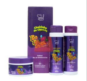 Kit Capilar de 3 piezas Babasoul con aroma a Chicle de Uva Soul