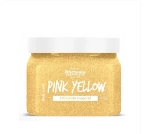 Exfoliante Corporal Pink Yellow de Rhenuks Cosméticos.