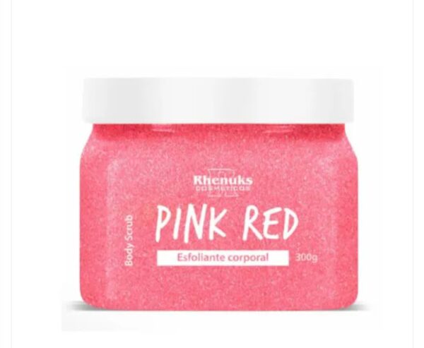 Exfoliante Corporal Pink Red Body Scrub Rhenuks Cosméticos.