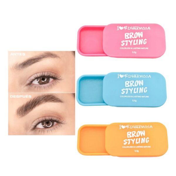 FIJADOR DE CEJAS + BROCHA D'HERMOSA