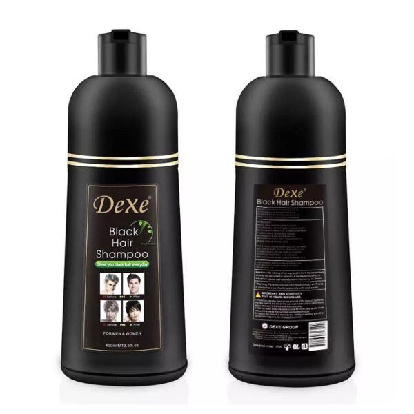 SHAMPOO UNISEX DEXE PARA CABELLO NEGRO 400 ML SHAMPOO UNISEX DEXE PARA CABELLO NEGRO 400 ML