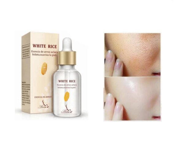Serum Suero facial de Arroz Hidratante Y Aclarante De Piel.
