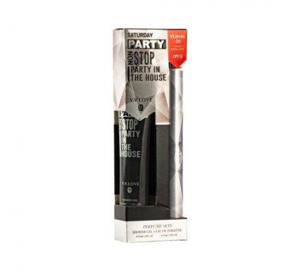 kit Masculino Perfume + Gel de ducha.Saturday Party Non Stop",35 ML.