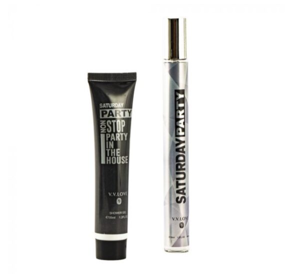 kit Masculino Perfume + Gel de ducha.Saturday Party Non Stop",35 ML.