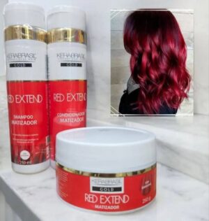 kit Kerabrasil Gold Red Extend Matizador.