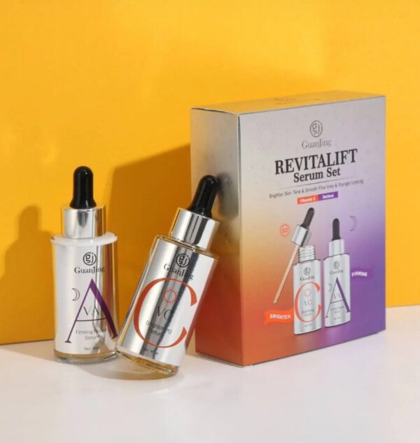 SET DE SERUM REVITALIZANTE DE VITAMINA C & RETINOL 40ML – GUANJING