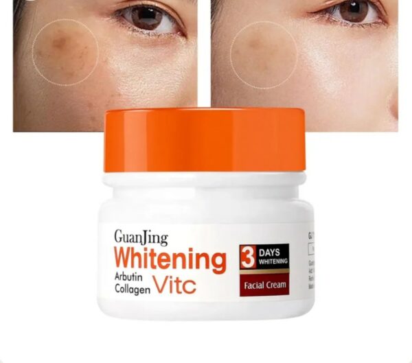 Guanjing-Crema blanqueadora Facial para el cuidado de la piel  hidratante con colágeno, Vitamina C.
