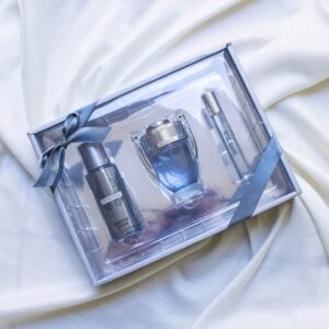Set de Regalo de la fragancia Invictus de Paco Rabanne.