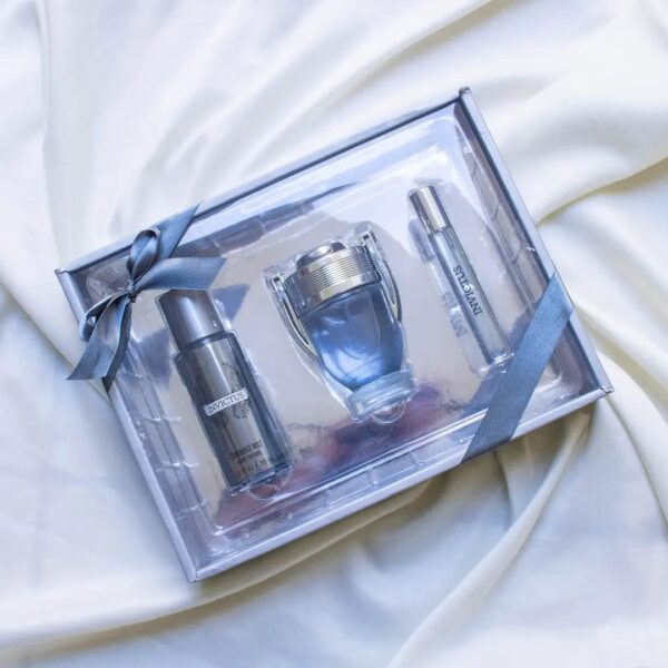Set de Regalo de la fragancia Invictus de Paco Rabanne.