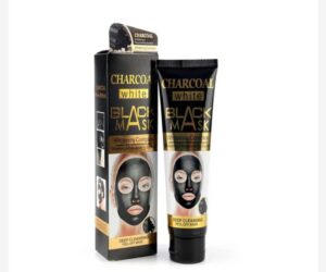 Mascarilla Wokali Charcoal White Black Mask  de limpieza profunda y efecto peel-off.