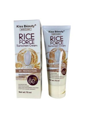 2026/04/1001483337.jpg PROTECTOR SOLAR DE ARROZ EN CREMA KISS BEAUTY, FPS 60.